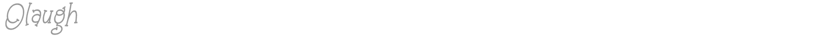 Olaugh font preview